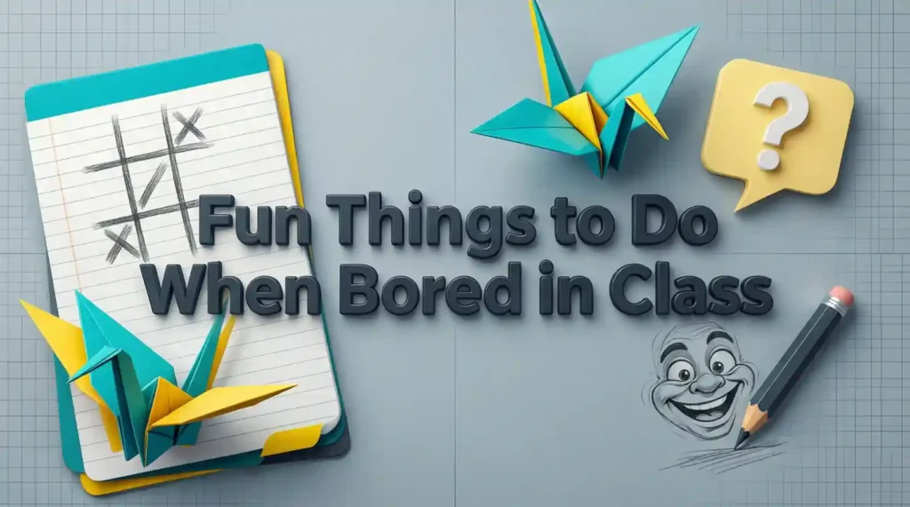 fun things to do when bored in class image