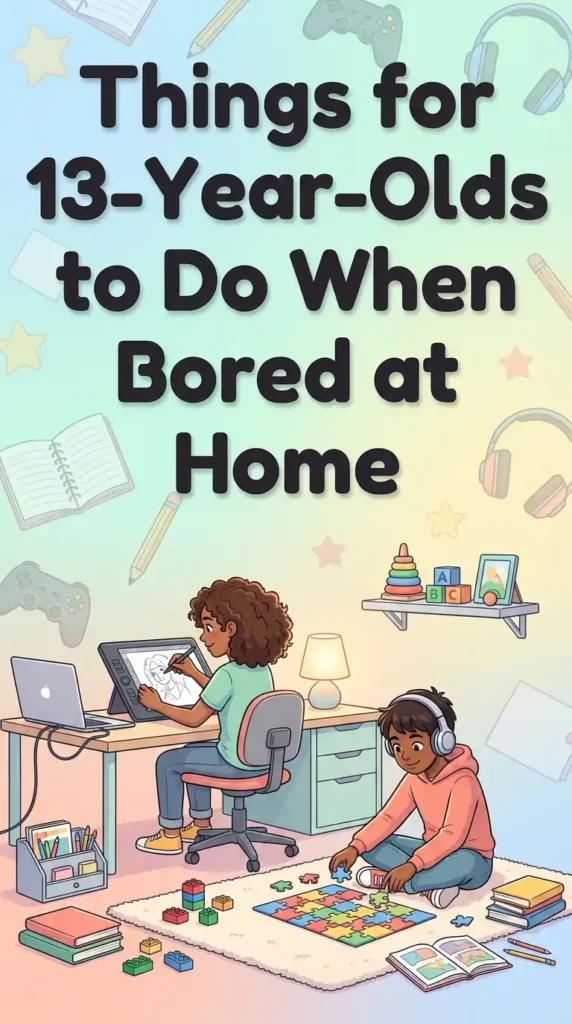 things for 13 year-olds to do when bored at home image
