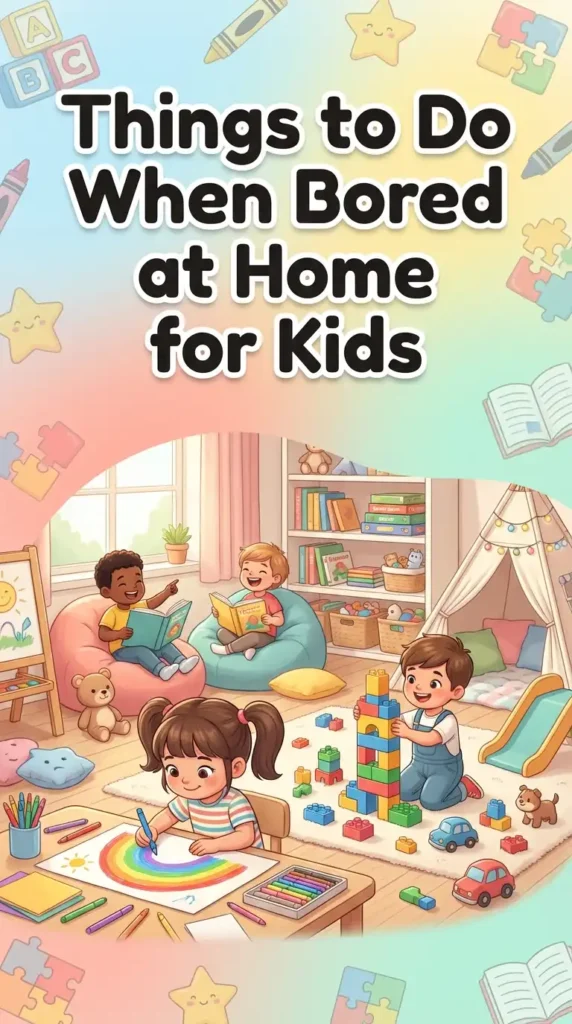 things to do when bored at home for kids image