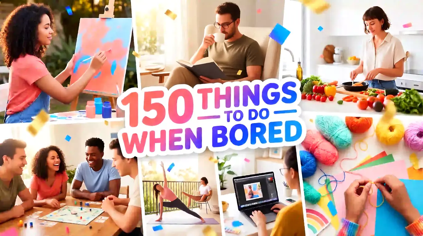 things to do when bored image