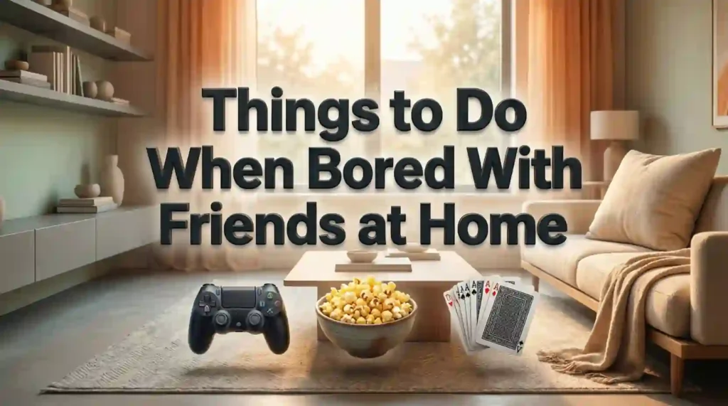things to do when bored with friends at home image