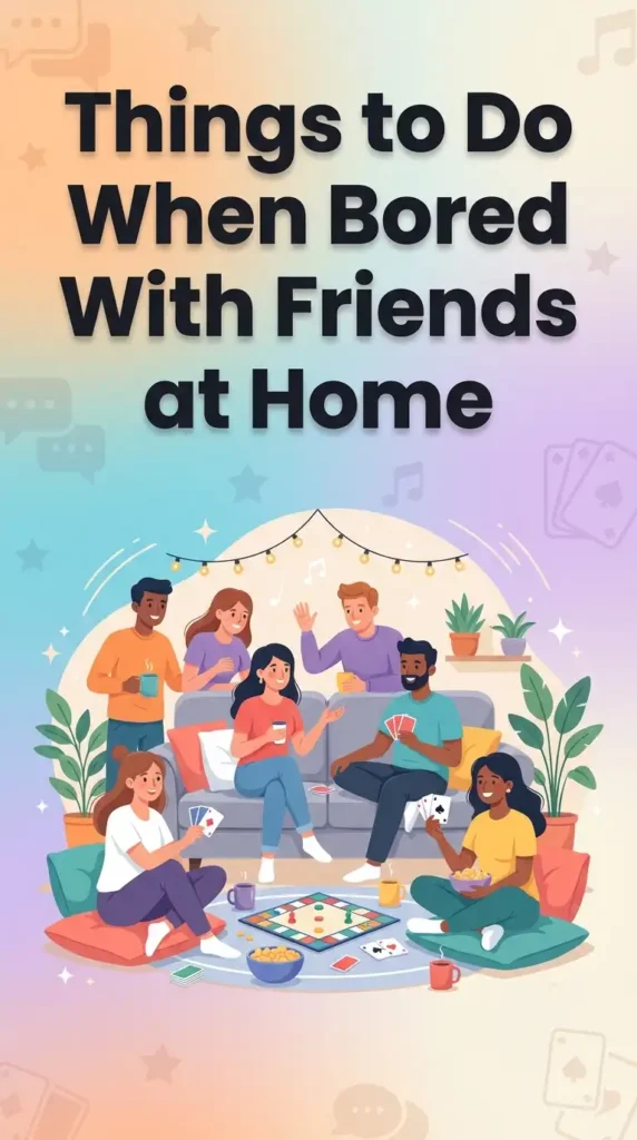 things to do when bored with friends at home image