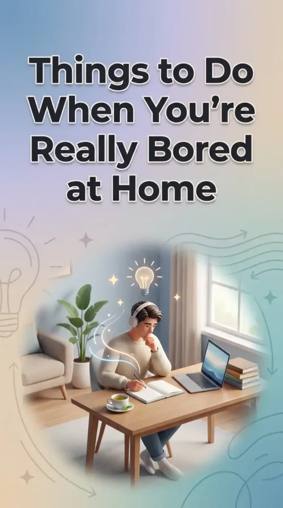 things to do when your really bored at home image