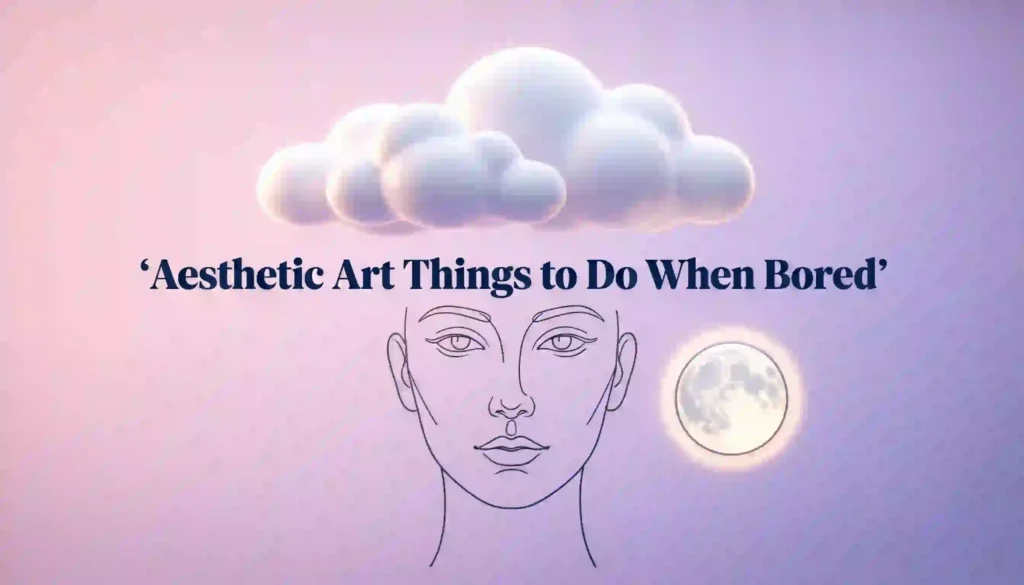 aesthetic art things to do when bored image