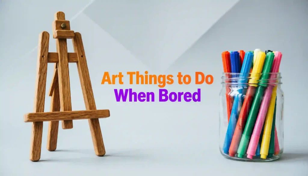 art things to do when bored image