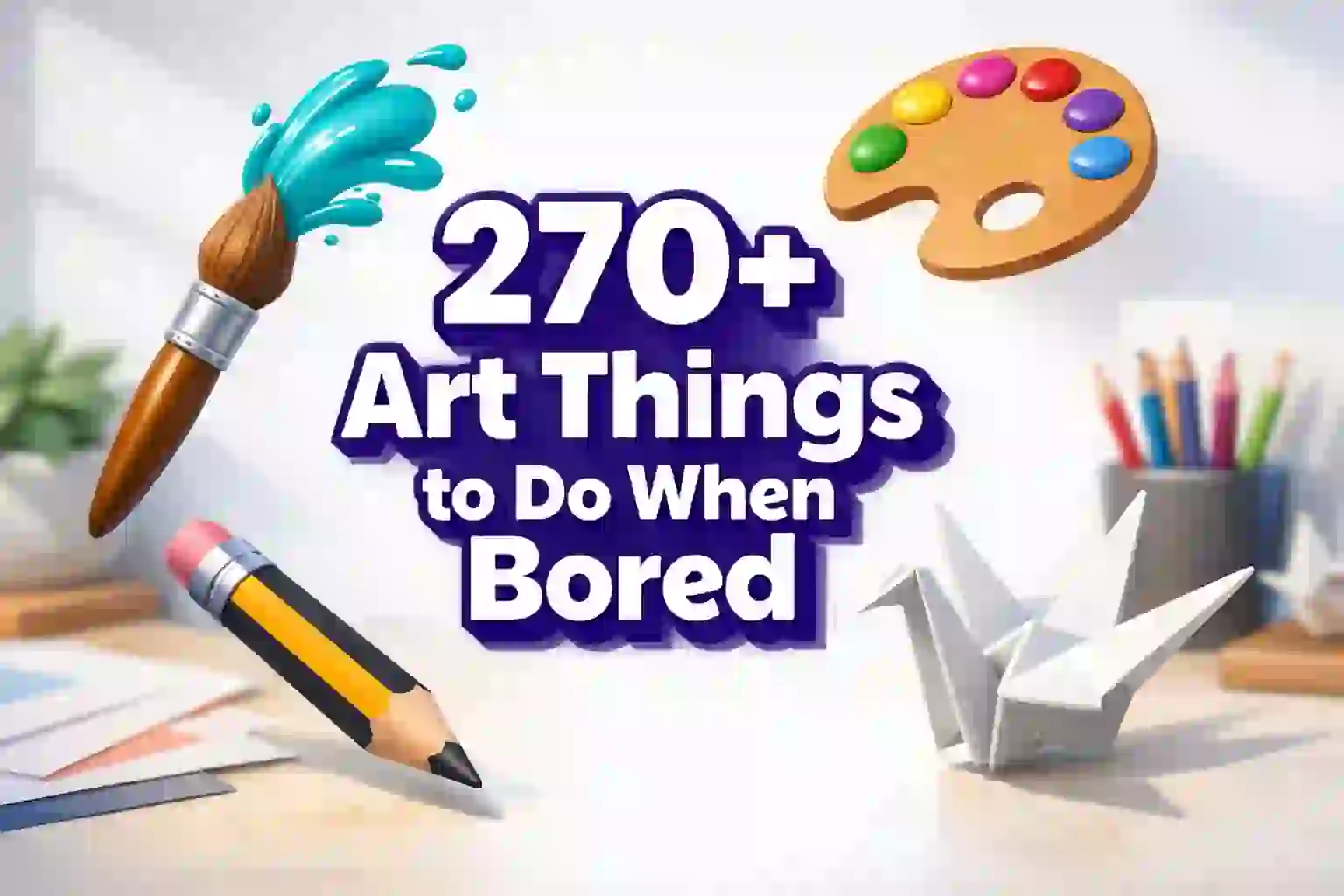 270+ Art Things to Do When Bored