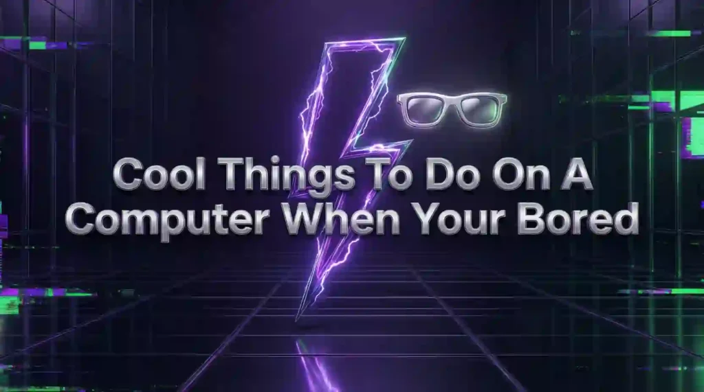 cool things to do on a computer when your bored image