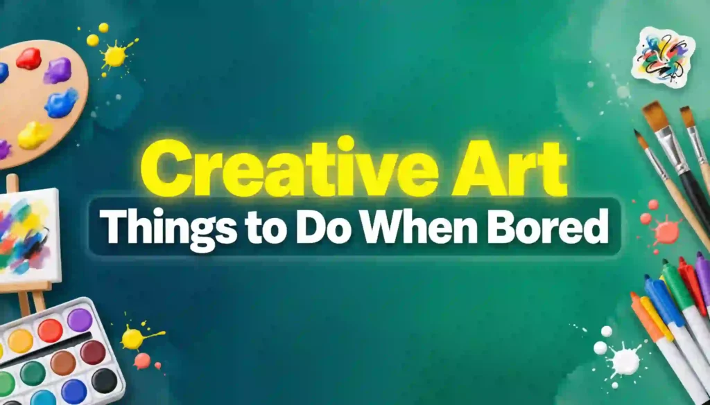 creative art things to do when bored image