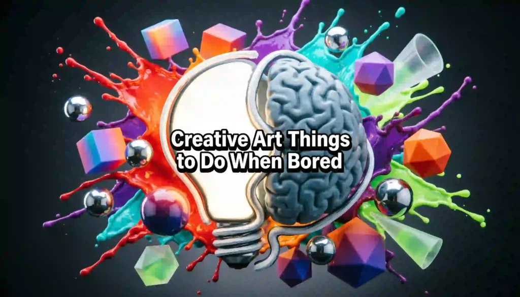 creative art things to do when bored image