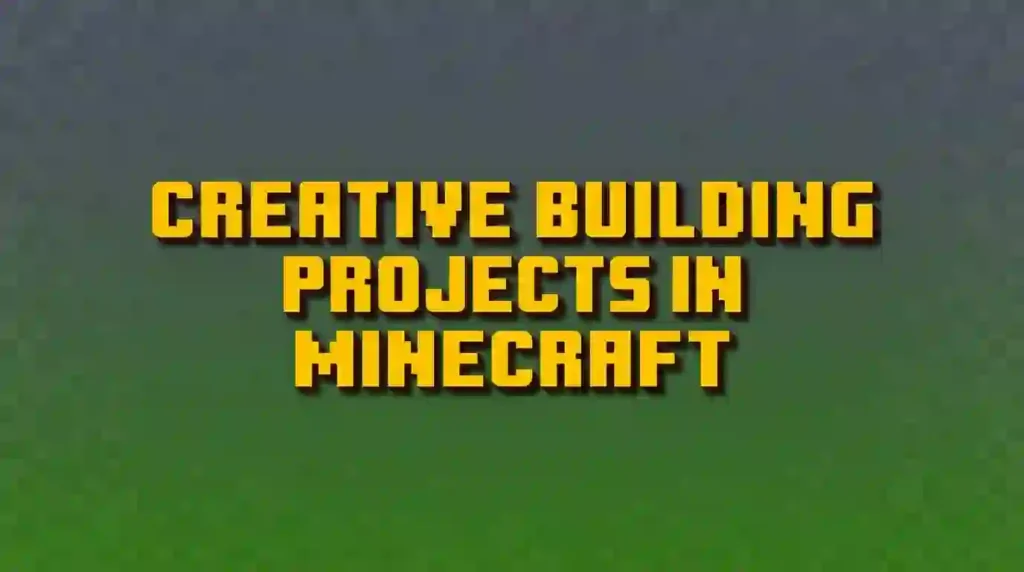 creative building projects in minecraft image