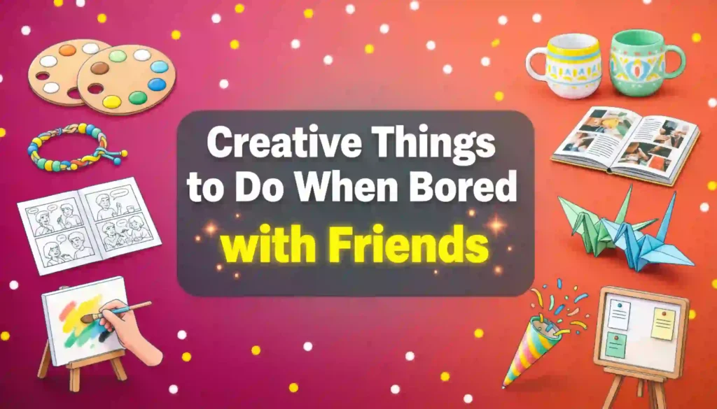 creative things to do when bored with friends image