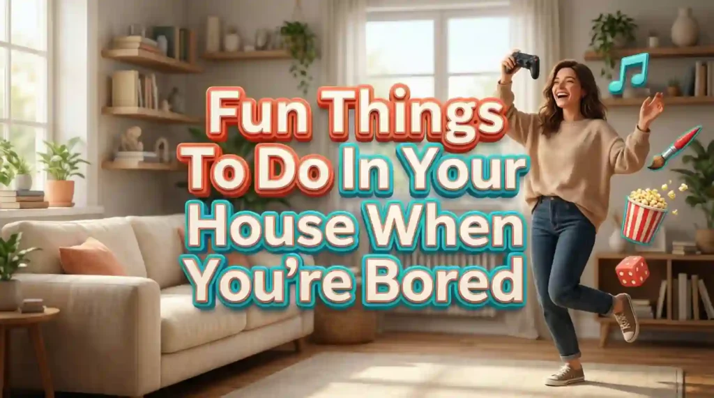 fun things to do in your house when your bored image