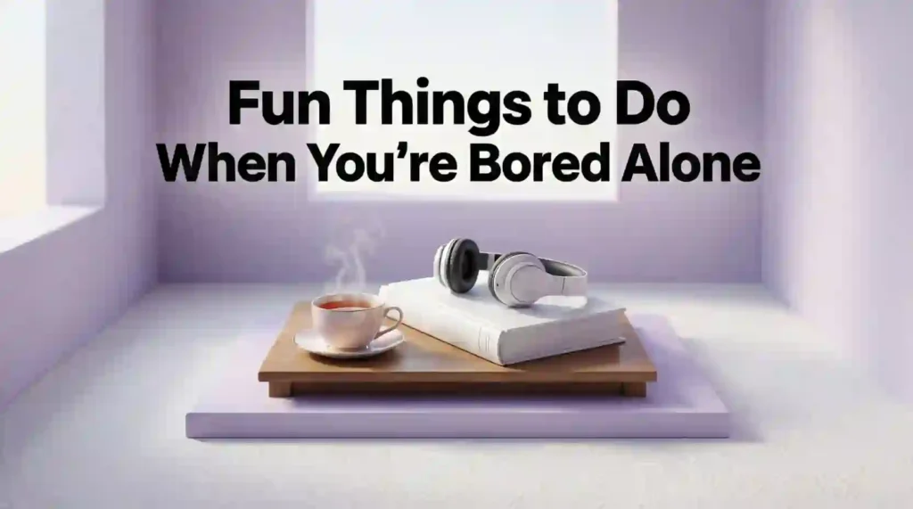 fun things to do when your bored alone image