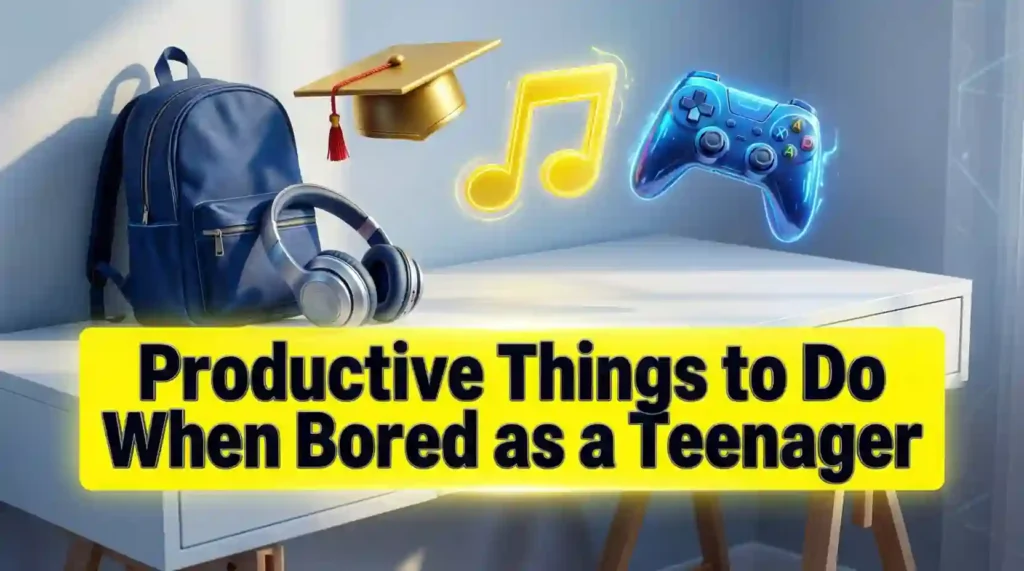 productive things to do when bored as a teenager image