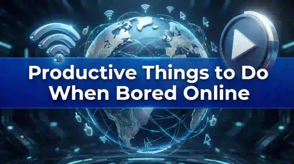 productive things to do when bored online image