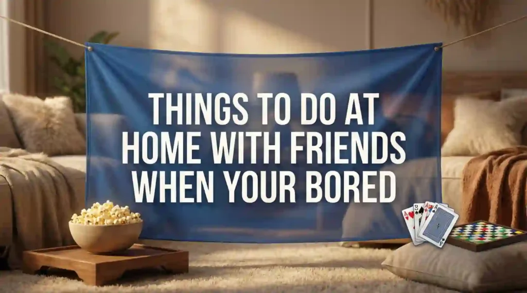 things to do at home with friends when your bored image