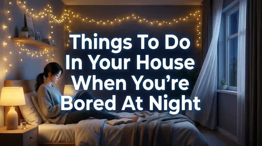 things to do in your house when your bored at night image