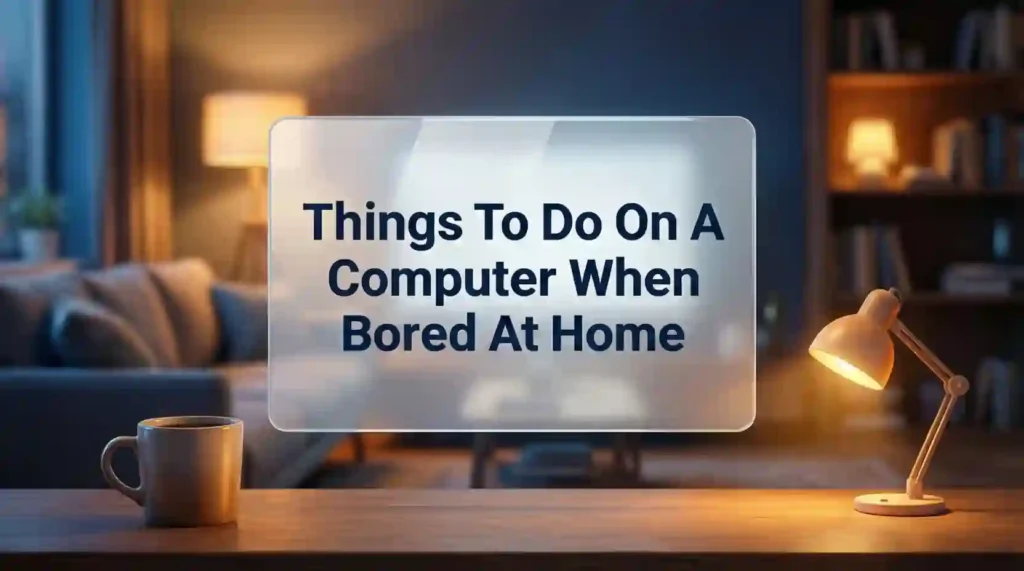 things to do on a computer when bored at home image