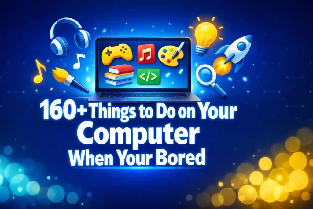 160+ Things to Do on Your Computer When Your Bored