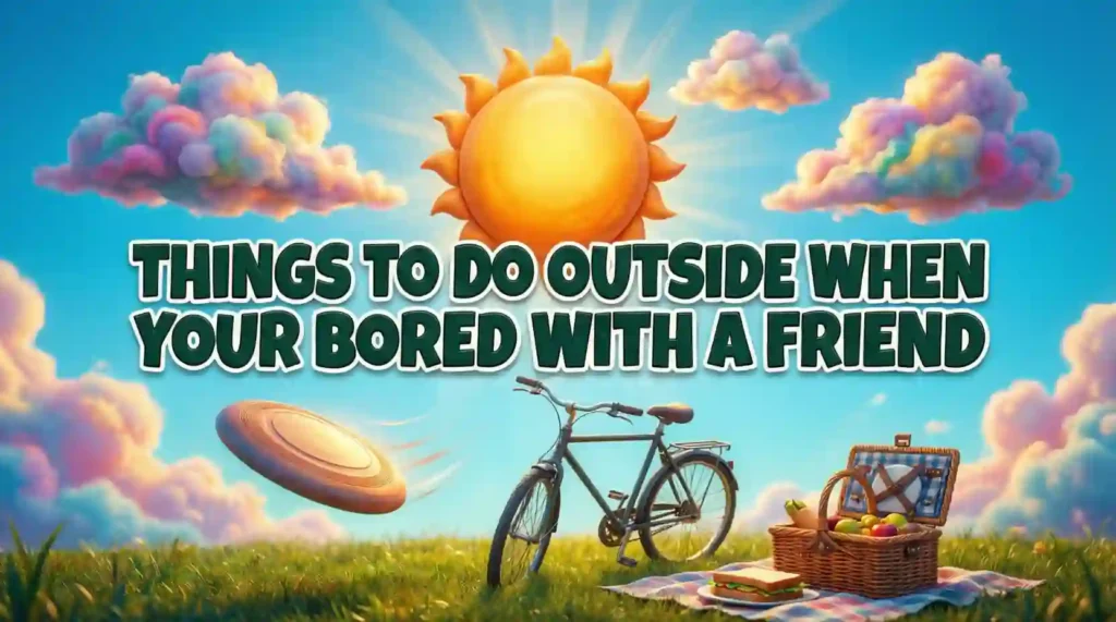 things to do outside when your bored with a friend image
