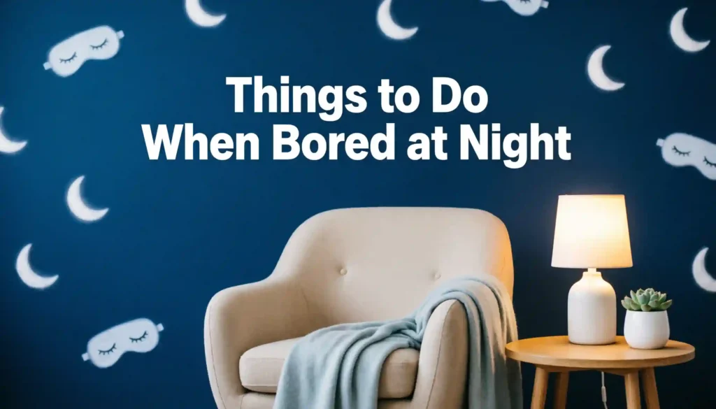 things to do when bored at night image