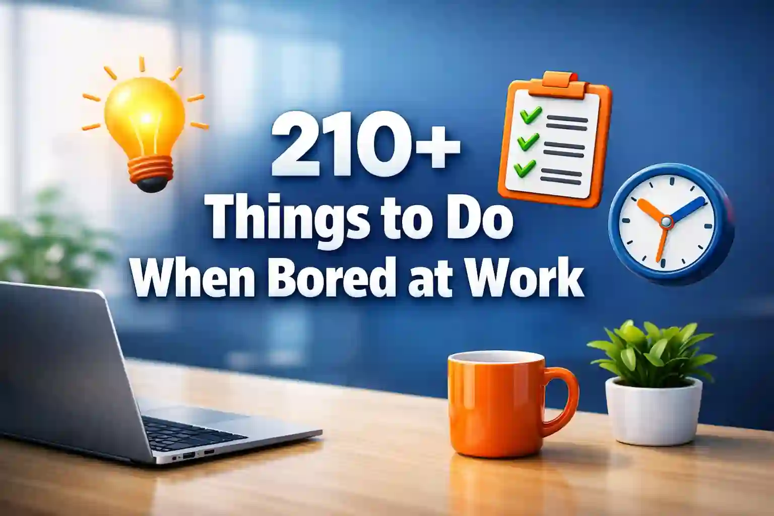 210+ Things to Do When Bored at Work