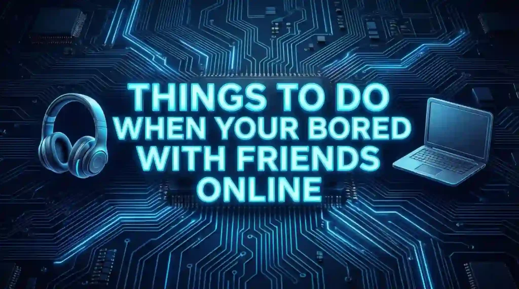 things to do when your bored with friends online image