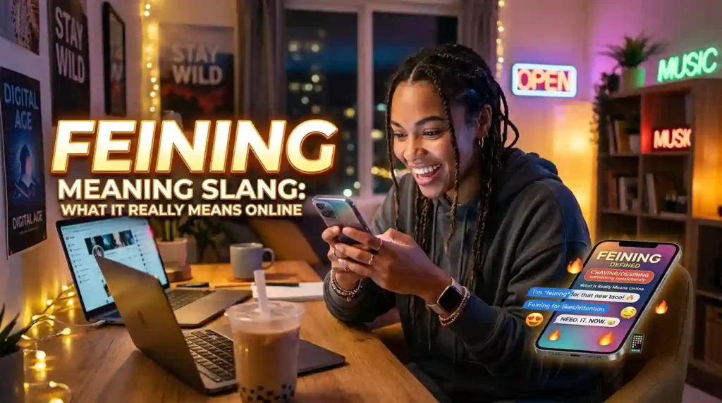 Feining Slang: What It Really Means Online Meaning