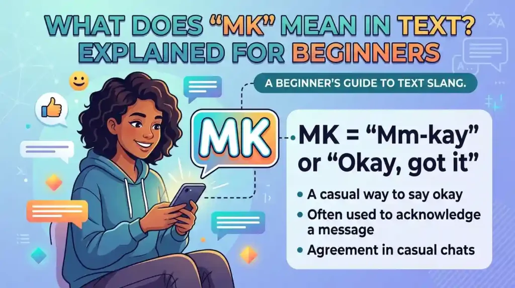 What does MK mean in text? Explained for Beginners