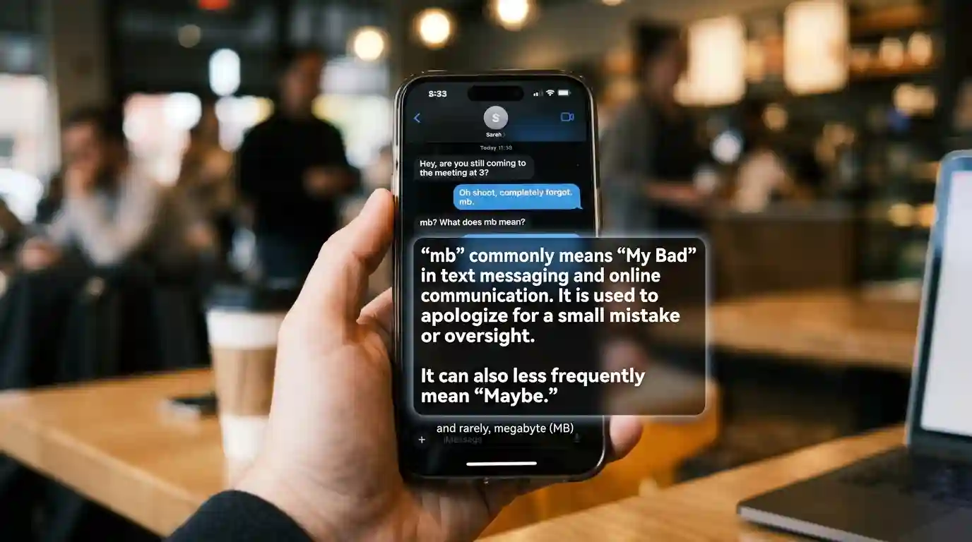 What does mb mean in text? Examples and usage